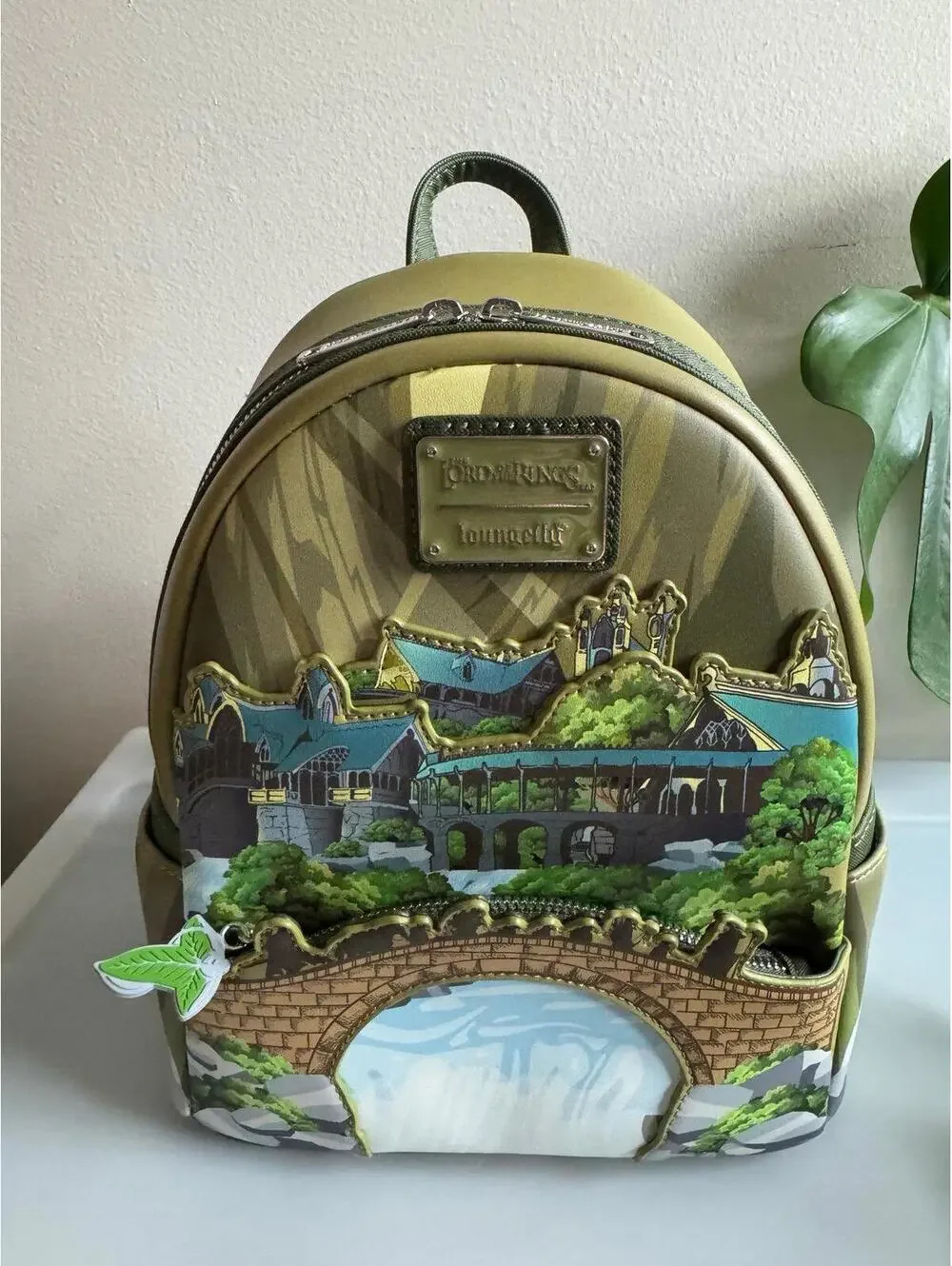 Loungefly Lord of the Rings Rivendell Mini Backpack RARE!